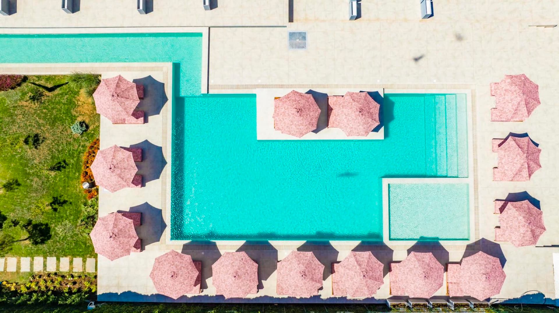 Designer pool at J'Adore Secret Garden